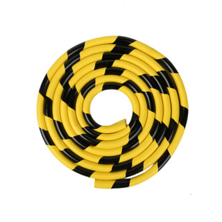 Black and yellow anti-collision strips warning strips for factory workshop protection