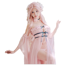 (Flower Fairy Nightgown) Jia Shi Bang Sexy Lingerie Dating Uniform Temptation Large Size Sexual Passion Shirt Women Free of Removal
