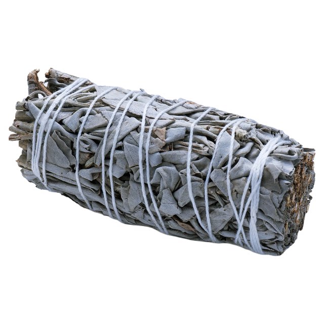 California White Sage Purification Crystal Demagnetization Blue Sage Energy Purification Box Aromatherapy Scent Incense Container