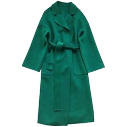 Anti-season 2023 new Korean double-sided cashmere coat women's long handmade wool Hepburn style woolen coat