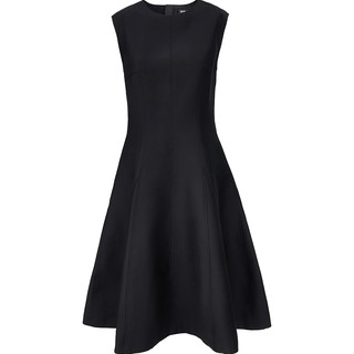 Vero Moda连衣裙2025秋季新款含羊毛纯色无袖圆领A字裙32537A028