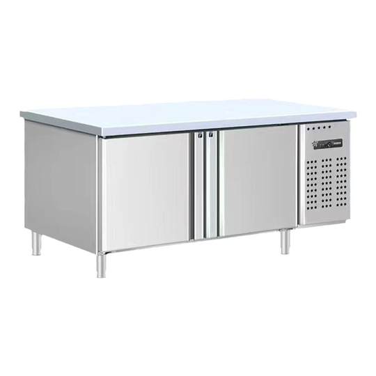 平冷柜冷藏工作台冷冻柜保鲜案板式厨房冰柜冰箱商用不锈钢操作台