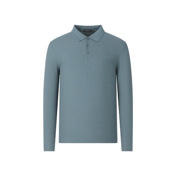 Shanshan official pure cotton pique cotton long-sleeved polo shirt