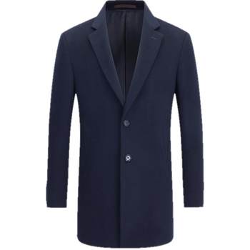 Yager men's coat autumn and winter new official business casual wool coat coat men