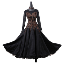 Modern dance dress new ballroom dance dress practice ballroom dance swing performance ballroom dance waltz dress