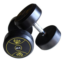 Pure Steel Dumbbells for Home Use, Men's Gym Equipment, Children's Metal All-Steel Rubber-Coated Cast Iron, Women's Stainless Steel Barbells