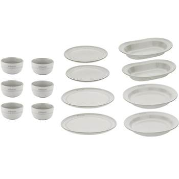 Staub fabao truffle white ceramic bowl vegetable plate tableware