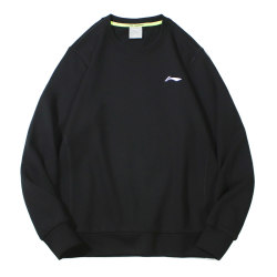 Li Ning sweatshirt ຜູ້ຊາຍລະດູໃບໄມ້ປົ່ງແລະດູໃບໄມ້ລົ່ນປີ 2022 ຄໍຮອບໃຫມ່ versatility pullover ວ່າງ knitted sweatshirt ກິລາບາດເຈັບແລະ