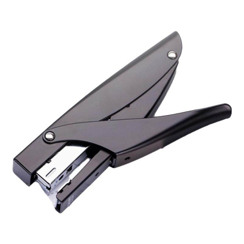 Deli hand-held stapler for home takeout packaging, supermarket commercial use, special labor-saving, durable and thickened No. 12 stapler, all-metal multi-functional standard hand-held stapler for express delivery