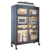 Kitchen Multifunction Shelve floor Multilayer Dining Side Lockers Cabinet Cabinets Home Microwave Oven containing cabinets