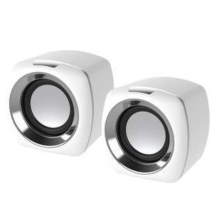 牧佳人电脑音响台式家用有线音箱重低音双喇叭小型迷你电竞扬声器