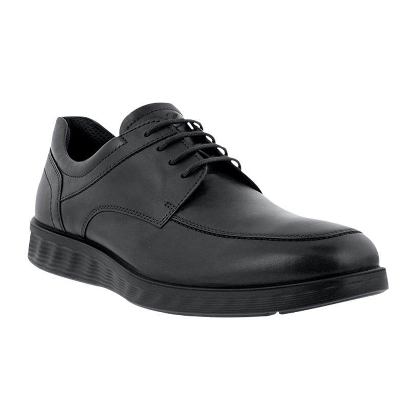 Ecco business formal leather shoes cushioned lace-up derby shoes