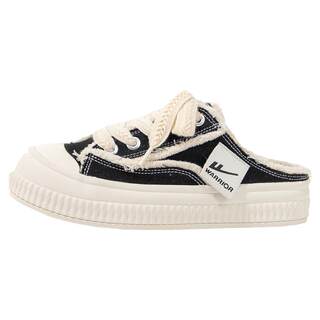 回力官方旗舰店帆布鞋女款2025新款外穿一脚蹬女鞋包头半拖鞋子女