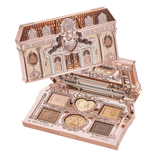 Flower Knowledge Sweetheart Bear Six Color Eyeshadow Matte Pearlescent Newbie Daily Commuting Flagship Store