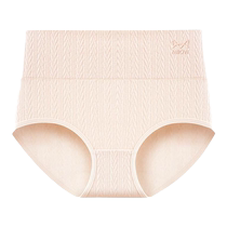 Catman High Waist Underwear Womens Pure Cotton Crotch Antibacterial Tummy Control Butt Lifting Skin Friendly Large Size Triangle Shorts 2024 New Style