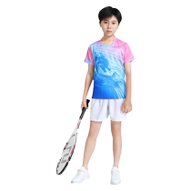 Childrens tennis clothing training clothing table tennis competition clothing boys and girls badminton sportswear suit customized quick-drying