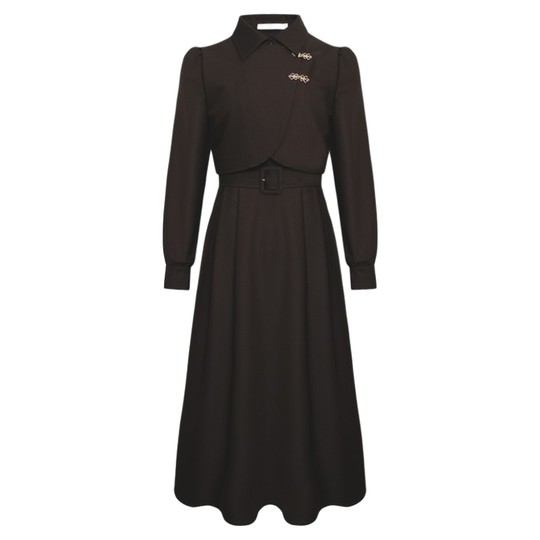 Gubang fake two-piece dress for women 2025 autumn new style