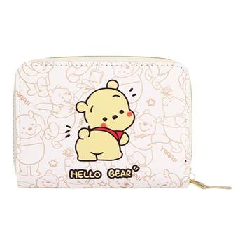 Cute pacha dog cartoon card holder women's niche large capacity multiple card slots portable compact driver's document coin purse