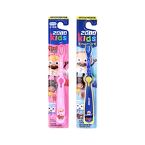 (Self-operated) Aijing 2080 Clean Mouth Guard Special Toothbrush for Boys and Girls 6-9 Years Old Soft-bristle Toothbrush