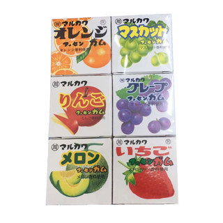 Japan marukawa fruit flavored chewing gum 6 flavors