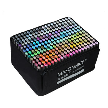 Masonnice Marker Pen Full Set, Imported Soft-Tip Art-Specific 240-Color Pens for Hand-Drawn Anime Sketching, Professional Design, Student Drawing Pens, 480-Color Full Color Set