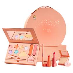 Beideme Children's Cosmetics Makeup Gift Box Set for Girls, Stage Makeup Complete Set, Lipstick, Eye Shadow, Eyebrow Pencil