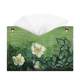 Ins style oil painting tissue box living room leather paper box
