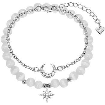 ZEGL Star and Moon Cat's Eye Bracelet Women's Light Luxury Niche Exquisite New Girlfriend 520 ຂອງຂວັນສໍາລັບແຟນ