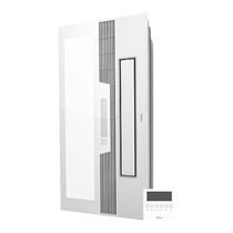 美的厨房凉霸照明二合一嵌入式吹风集成吊顶电风扇换气冷风机冷霸
