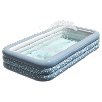Inflatable childrens swimming pool family foldable outdoor large adult thickened pool baby bath bucket paddling pool