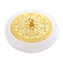 Glaze incense seal furnace home desktop sandalwood seal incense incense powder study plate incense furnace jade Zen ornaments