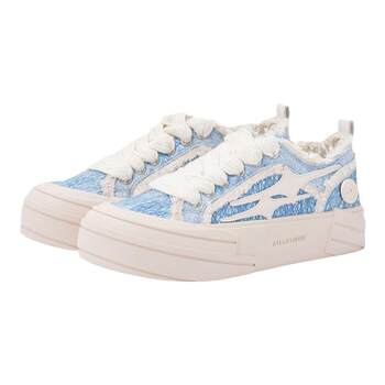 KILLWINNER Noah's ark flower as letter series meteor canvas shoes trendy brand low top couple model