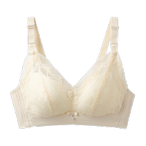 YEEHOO Yings maternity nursing bra anti-sagging push-up postpartum breastfeeding pregnancy lace bra autumn and winter