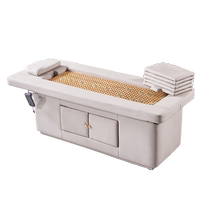 Fully automatic intelligent smokeless moxibustion bed beauty salon special open flame household steaming massage far infrared physiotherapy bed
