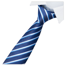 HLA Heilan House tie mens blue striped business senior decoration wedding gifts are loading the groom trend