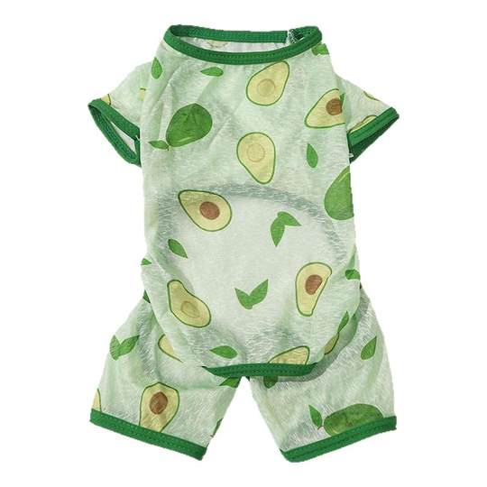 Breathable four-legged clothing for cats to prevent mosquitoes when going out in summer