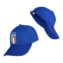 Official product of the Italian national team｜Classic team logo baseball cap peaked cap mens and womens football visor