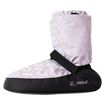 Zhongaiwuyuan Dance Warm Boots for Autumn and Winter, Fleece-Lined Warm-Up Soft-Soled Adult Women's Ballet Practice Shoes, Cotton Shoes