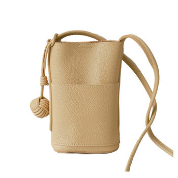 Exquisite new small bag soft leather versatile mobile phone bag