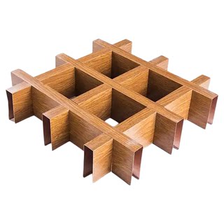 Iron-aluminum grille ceiling ceiling self-installation material sky guard plate grid square lattice grape rack aluminum ceiling ceiling installation