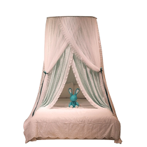 Dome ceiling-mounted mosquito net free of installation for home hanging floor-standing bed curtain high-end princess style 2023 new style 1907