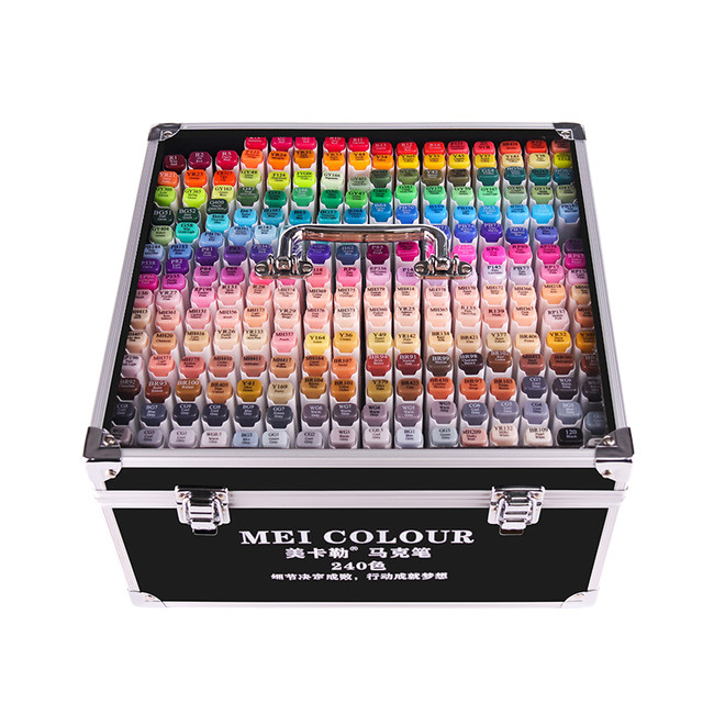 Mekal marker full set soft tip 480 colors