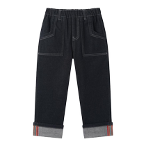 (Same style at counter) minipeace PEACEBIRD childrens clothing boys jeans winter fleece childrens pants
