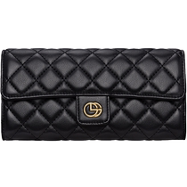 Goldlion Wallet Womens Long Style 2024 New Genuine Pickup Bag All-in-one Soft Leather High-Quality Gift Wallet for Mothers