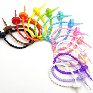 Plum blossom cable ties 1 pack, random colors