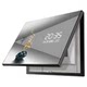 LED electronic clock plug-in meter box decorative painting without punching
