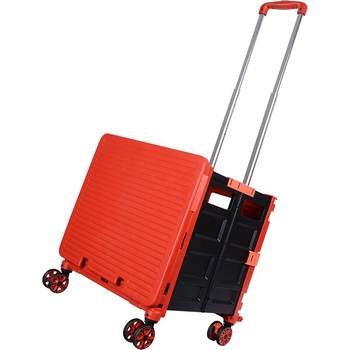 Easy brand folding shopping cart universal wheel mute and smooth
