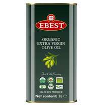 易贝斯特1L有机特级初榨橄榄油食用油西班牙原装进口家用炒菜烹饪