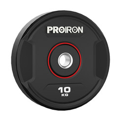 Proiron/Proiron Barbell Plate Full Rubber Hand Grip Set for Women and Men, Fitness Home Use, Deadlift, Bench Press