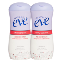 Xiayi eve imported private parts lotion sensitive care solution 237ml*2 hypoallergenic cleansing mild deodorizing daily cleaning